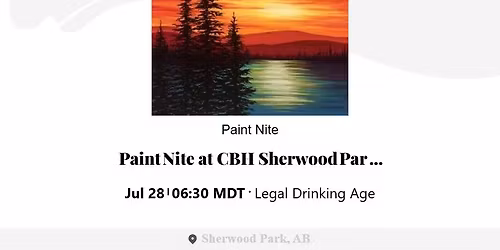 Paint Nite in the Park "Blazing Summer"