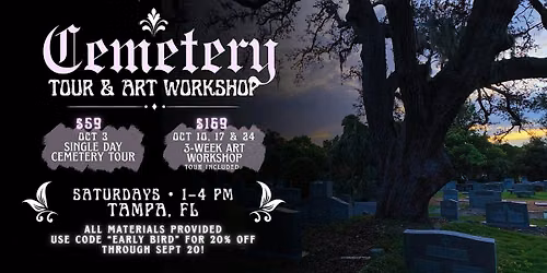 Cemetery Tour & Art Workshop