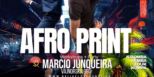 Afro print kizomba with Marcio Junqueira
