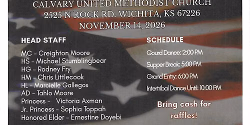 2026 Annual Veterans Pow-wow