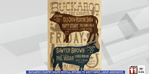 Buckaroo: Sawyer Brown  Phil Vassar & Lorrie Morgan - Saturday