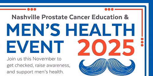 Nashville Prostate Cancer Education + Men's Health Testing