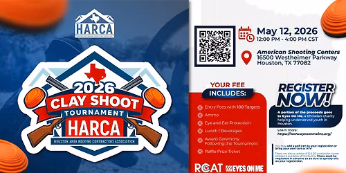 HARCA May 12, 2026 - Clay Shoot