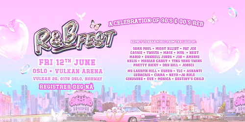 R&B Fest Is Coming To Oslo!