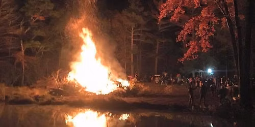 End of Camping Season Bonfire