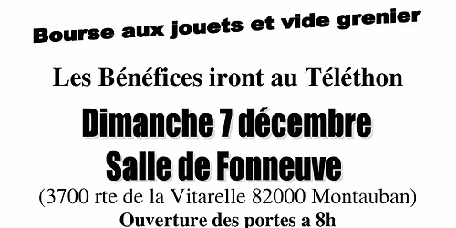 Bourse aux jouets\/Vide grenier