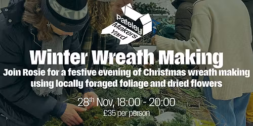 Winter Wreath Making - Make a Christmas Door Wreath!