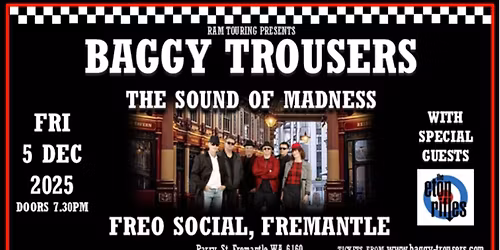 Baggy Trousers - Big Bag of Brit Bangers at Freo Social