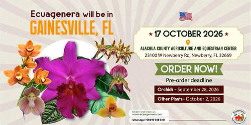 Ecuagenera will participate in 4th Annual Fall Horticultural EXPO event