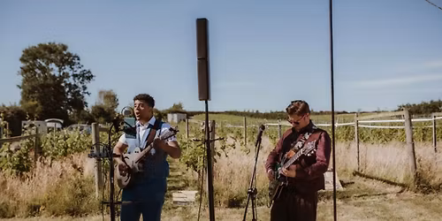 Live music from Gold Leaf Duo & happy hour 