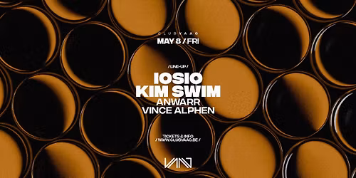 Club Vaag invites IOSIO & KIM SWIM