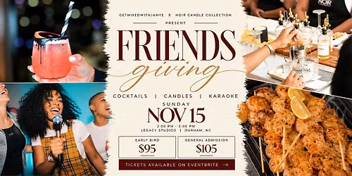 Cocktails, Candles, Karaoke: Friendsgiving Edition