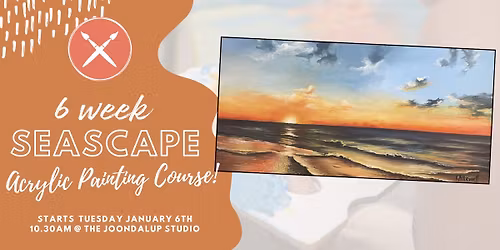 6 Week Seascape Acrylic Painting Course