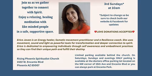 Sunday Morning Meditation with Erica Javan