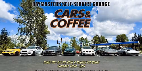 Cars & Coffee @ BayMasters Self-Service Garage