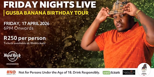 Friday Nights Live with Gusba Banana