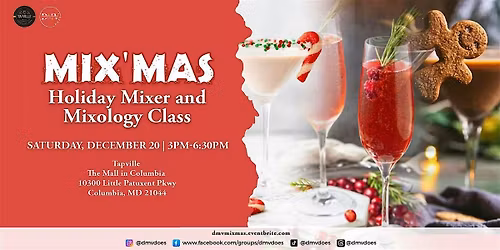 Mix\u2019MAS: Holiday Cocktail & Mocktail Making Experience
