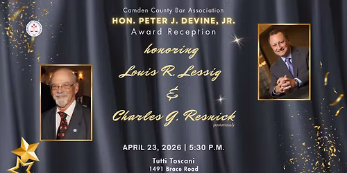 Devine Award Honoring Louis Lessig and Charles Resnick