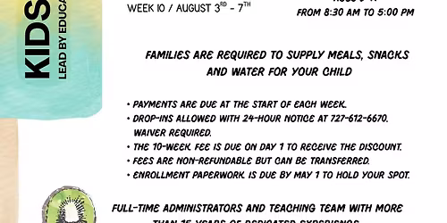 Summer Kids Camp Program Pinellas County 2026 