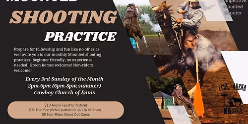 Mounted Shooting Practice