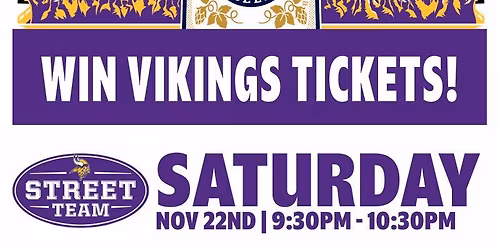 Win Vikings tickets @ Bloomington