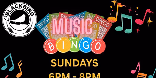 Sunday Night - Music Bingo