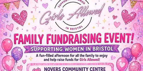 FAMILY FUNDRAISING EVENT - Girls Allowed \ud83e\ude77\ud83c\udf89 