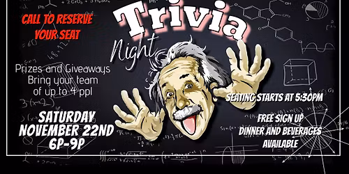 TRIVIA WITH KATIE in NOVEMBER