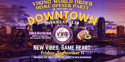 VWO Annual Home Opener Party 2026! Packer Fans Welcome!