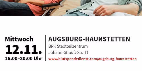 Blutspendetermin Augsburg-Haunstetten