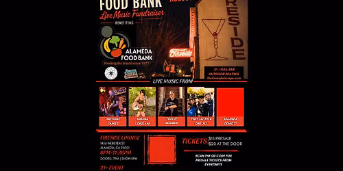 Alameda Food Bank Live Music Fundraiser