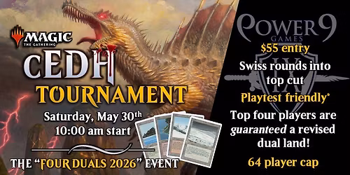 MTG: cEDH "Four Duals 2026" Tournament
