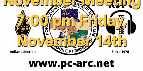 PoCo Amateur Radio November meeting 7pm Fri-14-Nov