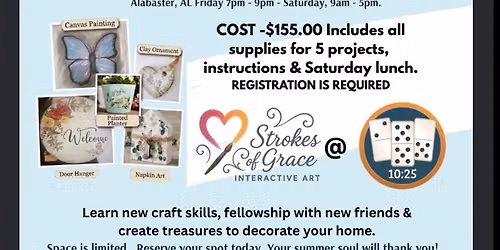 STROKES OF GRACE ART - MAKE & MINGLE: SUMMER EDITION