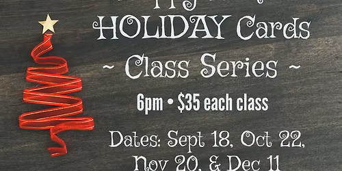 Happy Hands HOLIDAY Cards Class Series