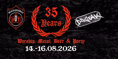 35 Years Worship, Metal, Beer, Party