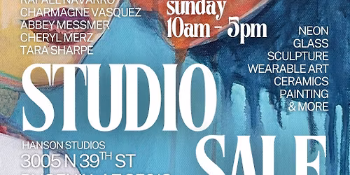 STUDIO SALE: ART & Eclectic Finds, Vintage, Earthly Delights Sunday