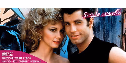 soir\u00e9e cuculte Grease samedi 20 d\u00e9cembre