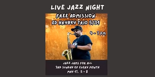 Live Jazz - Ed Hrybky Trio