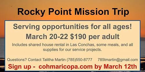 Rocky Point Mexico Missions Trip