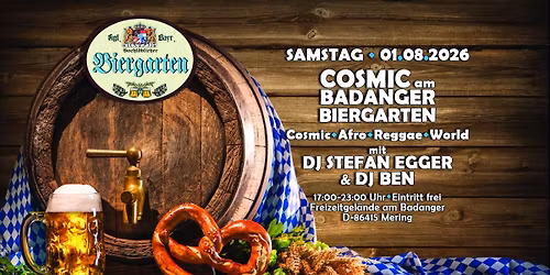 SA 01.08.2026 Cosmic am Badanger Mering