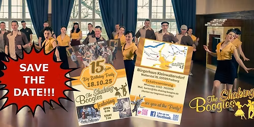 15 Jahre THE SHAKING BOOGIES   ***Save the Date***