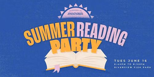 Jersey City Connects | Summer Reading Party | Silent Reading Social