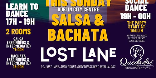 Sunday Latino 2 Rooms - Salsa & Bachata Classes & Social in Lost Lane - Dublin City
