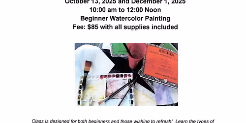Beginner Watercolor Class