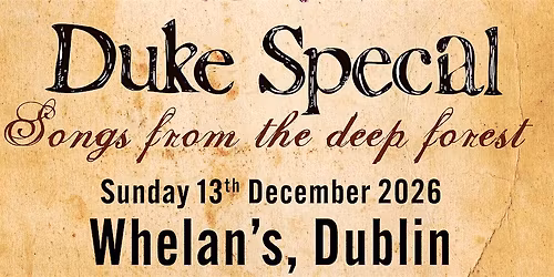 Duke Special - Dublin