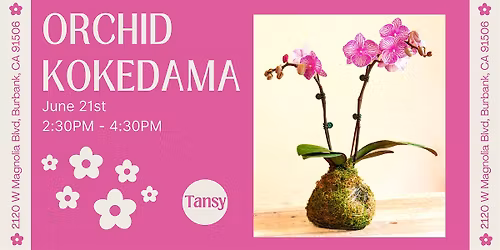 Orchid Kokedama Workshop