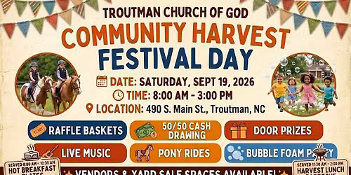 Community Harvest Festival Day