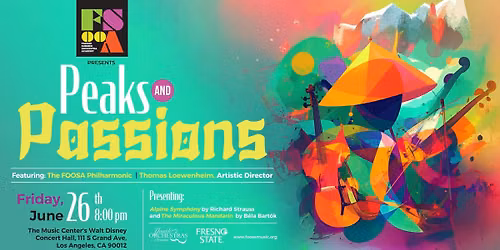 Free concert! The FOOSA Philharmonic Presents "Peaks and Passions"