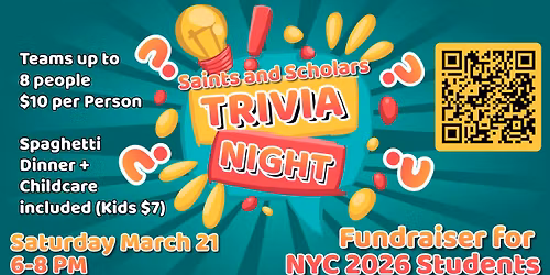 TRIVIA NIGHT: Saints and Scholars